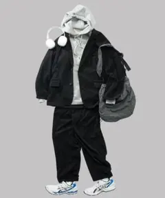 【新品】FREAK'S STORE コーデュロイ セットアップ／ブラック／M