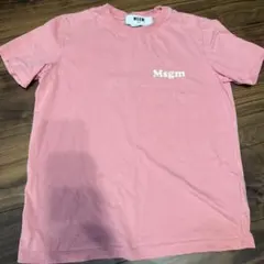 MSGM ロゴ Tシャツ ピンクのサムネイル