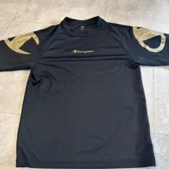 Champion 半袖Tシャツ ブラック ゴールドロゴ Mのサムネイル