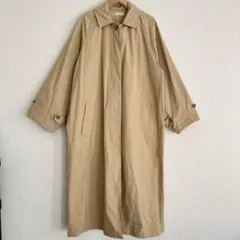 美品 イング ステンカラーコート M オーバーサイズ アウター トレンチ マキシ