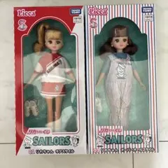 リカちゃん　くじ　01 チアスタイル　03オーバーオールスタイル