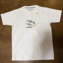 ikka コーヒー刺繍 Tシャツ ホワイト Mサイズ