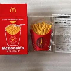 McDonald's ポテトクロック　マクドナルド　福袋　目覚まし時計　置時計
