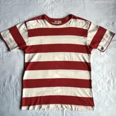 Mattsons ボーダー 半袖 Tシャツ L 赤 レッド クッシュマンのサムネイル