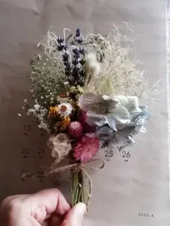 ①　ナチュラルブーケ　ドライフラワー