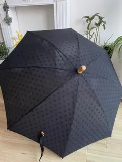 小宮商店 日傘 晴雨兼用 長傘 ドット ウッドハンドル 大森商店 SUR MER