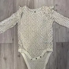 baby GAP 花柄　長袖ロンパース