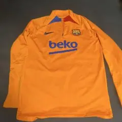 FC Barcelona Nike ハーフジップジャージ オレンジ