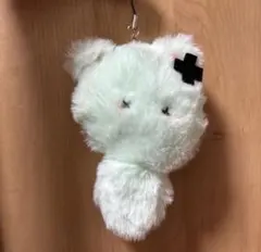 ミントグリーン クマ型ぬいぐるみ オリジナル ハンドメイド