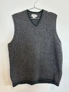 ☘️Brooks Brothers ウール100 Vネックニットベスト イタリア製 
