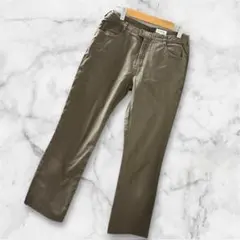 チノパンツ i.n.e サイズ2 ストレッチ 綿混 日本製 レディース カーキ