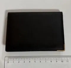 dunhill ダンヒル レザー カードケース 名刺入れ 角金具 ブラック