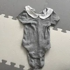baby GAP 襟付きロンパース 3-6ヶ月 グレー