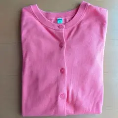 ✨美品✨UNIQLO UVカットクルーネックカーディガンオレンジ色 Sサイズ