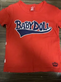 BABY DOLL 赤 Tシャツ 星柄