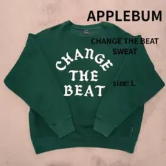 【極美品】APPLEBUM CHANGE THE BEAT スウェット L