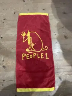 PEOPLE 1 タオル まとめ売り PEOPLE1 デザインタオル 赤と黄色 - メルカリ