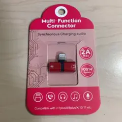 2in1 iPhone 変換アダプター 充電器同時 音楽再生