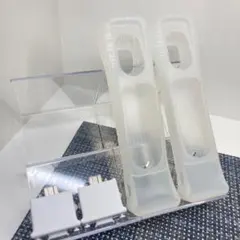 【動作確認済】Wii WiiU リモコン モーションプラス ホワイト2個セットb