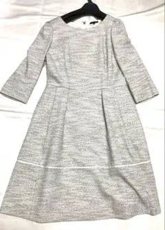 【完売品】TO BE CHIC ツイードワンピース　42
