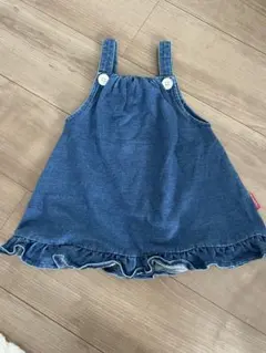 デニムブルー ジャンバースカート