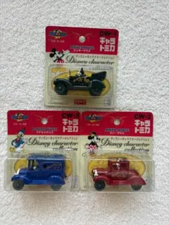 TOMY ディズニー キャラトミカ 3台セット 新品 ミッキー ミニー