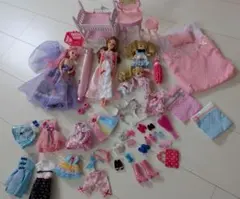 美品！リカちゃん他人形と衣装、家具セット