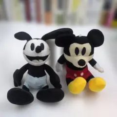 ディズニー オズワルド ぬいぐるみ ＆ ミッキー タオルハンガー セット