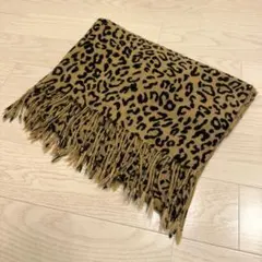ヒョウ柄マフラー マフラー