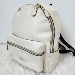 2025年最新】coachリュック白の人気アイテム - メルカリ