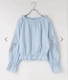 LOWRYS FARM カットワークレースブラウスのサムネイル