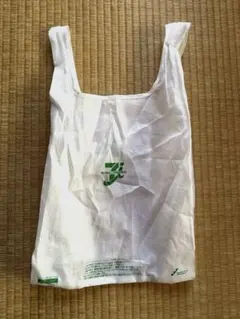 レジ袋風 マイバッグ エコバッグ ホワイト 縦49×横29cm