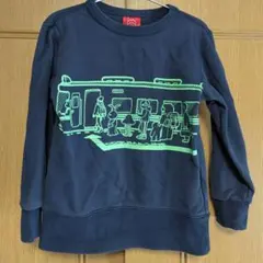 OJICOプリントトレーナー ネイビー 8A