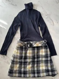 BLUE LABEL CRESTBRIDGE タートルネックセット 38