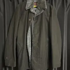 Levi's ダークグリーン ファー付きジャケット L