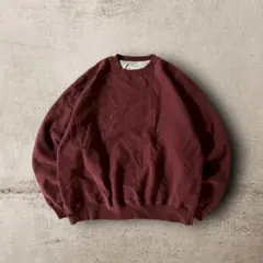 Championソリッドスウェットワンポイント刺繍ロゴCBOYバーガンディXL