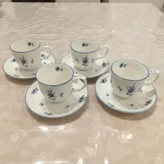 ノリタケ クラフトーン デミタス カップ&ソーサー 4客 セット