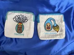 こびとづかん　スクエアポーチ　マヨケシロバネ　オオヒレカワコビト