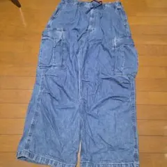 デニムカーゴパンツ デニム