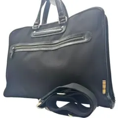 美品 ポールスミス ビジネスバッグ A4 2way ナイロン マルチストライプ