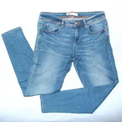 ZARA スキニーデニム パンツ レディース M インディゴ ストレッチ