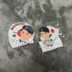 侍ジャパン モバガチャ 種市篤暉 アクリルスタンド 缶バッジ セット