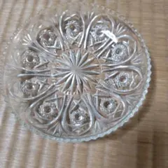 カットガラス皿4枚セット