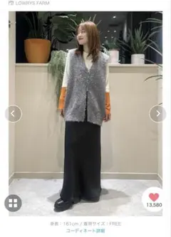 シャギーニットベスト ベスト