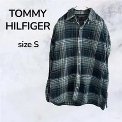 TOMMY HILFIGER チェック柄シャツ S 古着
