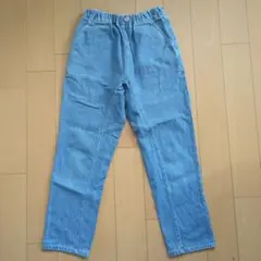 BREEZE デニムテーパードパンツ 150cm　ブルー