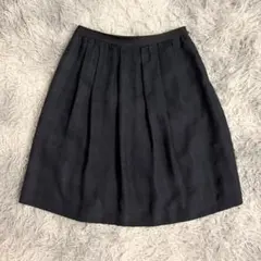 『J.PRESS』ジェイプレス　チェック膝丈プリーツスカート　Aライン　裏地付きのサムネイル