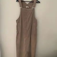 コーデュロイ サロペット ジャンパースカート