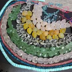 ミ*ん様 クリスマスセール✨天然石ビーズの豪華なセットf38