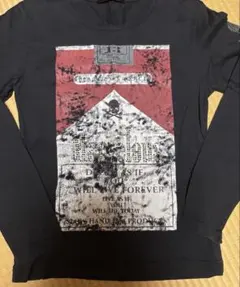 Y2K ドクロ スパンコール 平成 長袖Tシャツ 黒のサムネイル